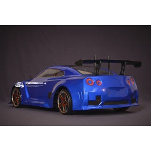 Радиоуправляемая машина для дрифта HSP Flying Fish 1 - 1:10 4WD кузов Nissan R35 GTR 94123/GTR BL