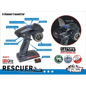 Радиоуправляемый модель для трофи RGT LC76 RESCUER 4WD ARR масштаб 1:10 2.4G - EX86190
