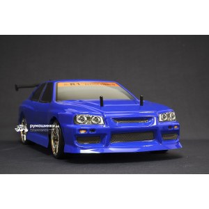 Радиоуправляемая машина для дрифта HSP Flying Fish 1 - 1:10 4WD Кузов Nissan Skyline R34 94123/12330 Blue