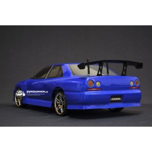 Радиоуправляемая машина для дрифта HSP Flying Fish 1 - 1:10 4WD Кузов Nissan Skyline R34 94123/12330 Blue