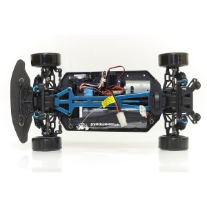 Радиоуправляемая машина для дрифта HSP Flying Fish 1 - 1:10 4WD Кузов Nissan Skyline R34 94123/12330 Blue