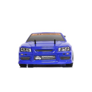 Радиоуправляемая машина для дрифта HSP Flying Fish 1 - 1:10 4WD Кузов Nissan Skyline R34 94123/12330 Blue