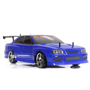 Радиоуправляемая машина для дрифта HSP Flying Fish 1 - 1:10 4WD Кузов Nissan Skyline R34 94123/12330 Blue