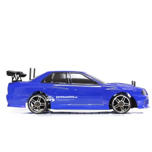 Радиоуправляемая машина для дрифта HSP Flying Fish 1 - 1:10 4WD Кузов Nissan Skyline R34 94123/12330 Blue