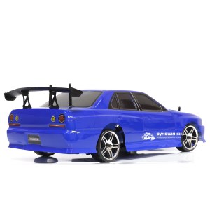 Радиоуправляемая машина для дрифта HSP Flying Fish 1 - 1:10 4WD Кузов Nissan Skyline R34 94123/12330 Blue