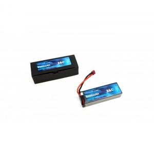 Аккумулятор LiPo B&C - 7.4v 8000мАч 50C (2S, Hardcase, разъём T-Plug) B&C-8000-2S-50-H