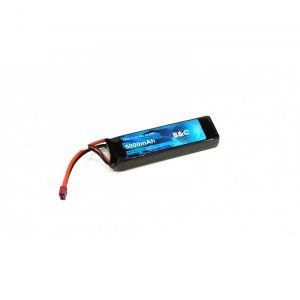 Аккумулятор LiPo B&C - 11.1v 5000mAh 90C (3S, Softcase, разъём T-Plug) B&C-5000-3S-90-S-T