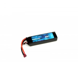 Аккумулятор LiPo B&C - 11.1v 6500mAh 90C (3S, Softcase, разъём T-Plug) B&C-6500-3S-90-S-T