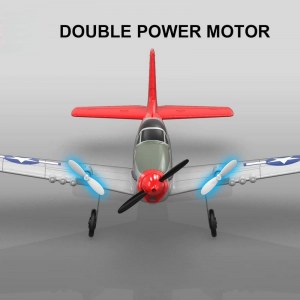 Радиоуправляемый самолет Volantex RC Mustang 400мм 2.4G 2ch LiPo RTF with Gyro EXA76203B