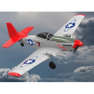 Радиоуправляемый самолет Volantex RC Mustang 400мм 2.4G 2ch LiPo RTF with Gyro EXA76203B
