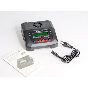 Универсальное зарядное устройство G.T.Power X4MINI 200 W Dual Power 19-26/220В, 10Aх4 GTP-X4MINI200