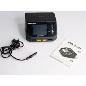 Универсальное зарядное устройство G.T.Power V6PRO Dual Power 7-30/220В, 16Aх2, USB, Wireless 7.5W GTP-V6PRO