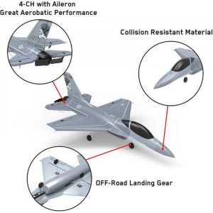 Радиоуправляемый самолет Volantex RC F16 260 2.4G 4ch LiPo RTF with Gyro EXA76110R