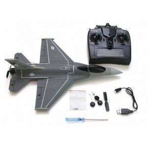 Радиоуправляемый самолет Volantex RC F16 260 2.4G 4ch LiPo RTF with Gyro EXA76110R