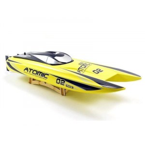 Радиоуправляемый катамаран Volantex RC ATOMIC 700 желтый Brushless 2.4G LiPo RTR EXA79204RY