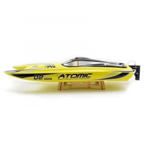 Радиоуправляемый катамаран Volantex RC ATOMIC 700 желтый Brushless 2.4G LiPo RTR EXA79204RY
