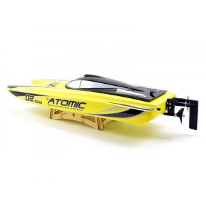 Радиоуправляемый катамаран Volantex RC ATOMIC 700 желтый Brushless 2.4G LiPo RTR EXA79204RY
