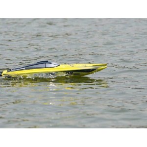 Радиоуправляемый катамаран Volantex RC ATOMIC 700 желтый Brushless 2.4G LiPo RTR EXA79204RY