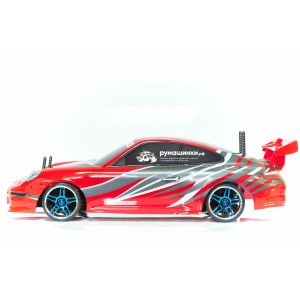 Радиоуправляемая модель для дрифта HSP Flying Fish 1 - 1:10 4WD Кузов Porsche 911 - 94123/12371-RED