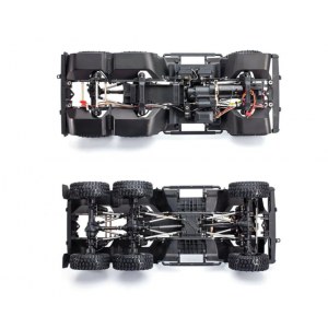 Трофи радиоуправляемый внедорожник Yikong 6101 1/10 crawler Defender 6X6 (Black) RTR YK6101