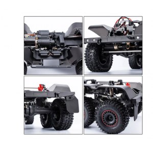 Трофи радиоуправляемый внедорожник Yikong 6101 1/10 crawler Defender 6X6 (Black) RTR YK6101
