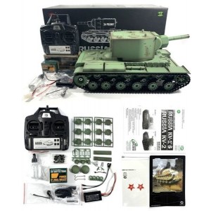 Радиоуправляемый танк Heng Long KV-2 (Россия) Pro V7.0 масштаб 1:16 - 3949-1Pro V7.0