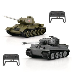 Радиоуправляемый танковый бой Torro Tiger I и Советский танк 1:30 - 15101-CA