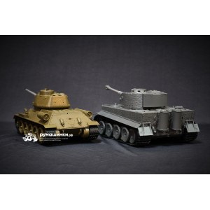 Радиоуправляемый танковый бой Torro Tiger I и Советский танк 1:30 - 15101-CA