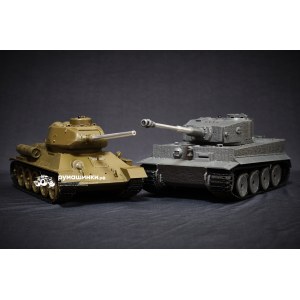 Радиоуправляемый танковый бой Torro Tiger I и Советский танк 1:30 - 15101-CA