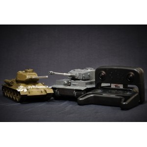 Радиоуправляемый танковый бой Torro Tiger I и Советский танк 1:30 - 15101-CA
