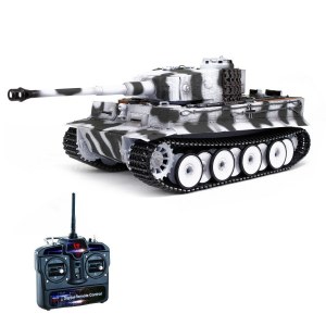 Радиоуправляемый танк Taigen Tiger 1 Германия 1:16 (зимний камуфляж, звук, дым V3) - AS3818-D-WINTER