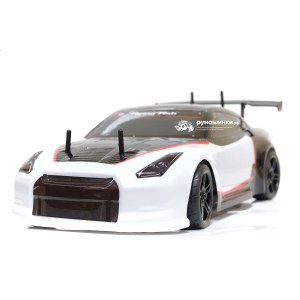 Радиоуправляемая модель машины HSP GT Nissan GTR (колеса шоссейные+дрифт 1:10 4WD) - 94103-GTR01