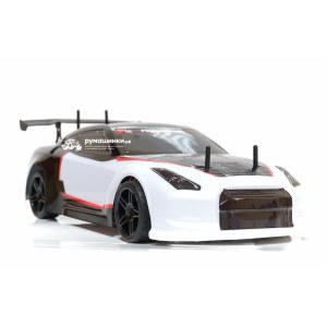 Радиоуправляемая модель машины HSP GT Nissan GTR (колеса шоссейные+дрифт 1:10 4WD) - 94103-GTR01