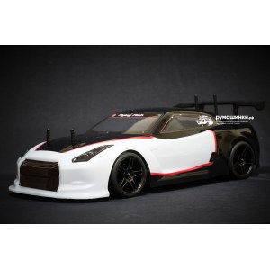 Радиоуправляемая модель машины HSP GT Nissan GTR (колеса шоссейные+дрифт 1:10 4WD) - 94103-GTR01