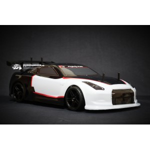 Радиоуправляемая модель машины HSP GT Nissan GTR (колеса шоссейные+дрифт 1:10 4WD) - 94103-GTR01