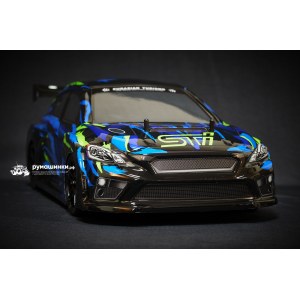 Радиоуправляемый автомобиль HSP GT Subaru STI (колеса шоссейные+дрифт 1:10 4WD) - 94103-STI03