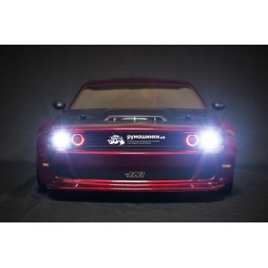 Радиоуправляемый автомобиль HSP / HNR Dodge SRT (колеса шоссейные+дрифт LED фары 1:10 4WD) - H9802-H98248-1