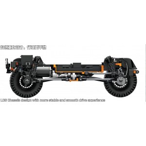 Радиоуправляемая модель Yikong 4106 PRO crawler Benz G500 (Perl White) 1/10 RTR YK-4106PRO
