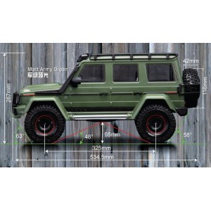 Радиоуправляемая модель Yikong 4106 PRO crawler Benz G500 (Perl White) 1/10 RTR YK-4106PRO