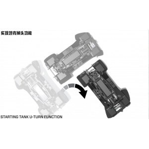 Радиоуправляемая модель Yikong 4106 PRO crawler Benz G500 (Perl White) 1/10 RTR YK-4106PRO