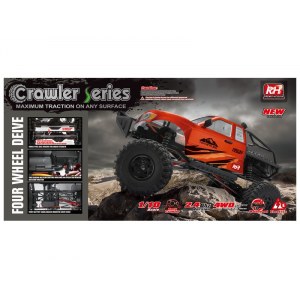 Радиоуправляемая трофи модель Remo Hobby 1097-ST (серебристый) 4WD 2.4G 1/10 RTR RH1097-ST