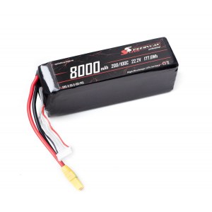 Аккумулятор Speedway Slide Li-Po soft case 6S 22.2v 8000mAh 100C XT90S