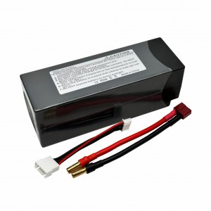 Аккумулятор Li-po B&C 6000 MAH 14.8v (4s) 90C, 5mm + T-Plug, Hard case B&C-6000-4S-90-H-T