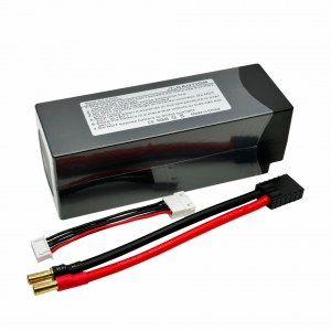 Аккумулятор Li-po B&C 6000 MAH 14.8v (4s) 90C, 5mm + TRX, Hard case B&C-6000-4S-90-H-TRX
