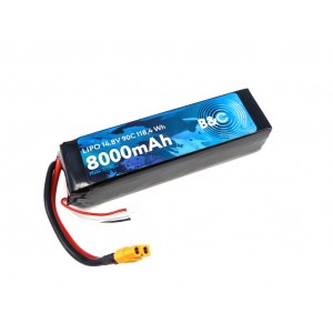 Аккумулятор Li-po B&C 8000 MAH 14.8v (4s) 90C, XT60, Soft case B&C-8000-4S-90-S-XT60