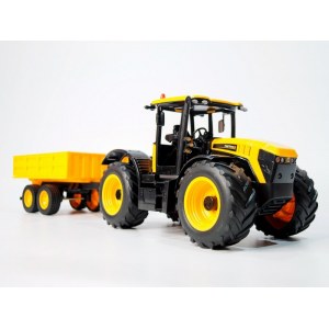 Радиоуправляемый фермерский трактор с прицепом Double Eagle JCB Fastrac 4220 1/16 2.4G RTR E360-003