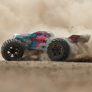 Радиоуправляемая модель ARRMA 1/8 KRATON 6S 4X4 RTR BRUSHLESS SPEED TRUCK, BLUE/PINK ARA8608V6T2