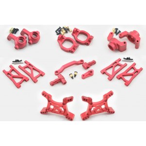 LUXURY-V2 алюминиевый комплект тюнинга для Remo Hobby 1/16 A1631-LUX-Red-V2