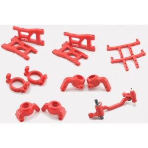 C1631-Full Полный капролоновый комплект подвески для Remo Hobby 1/16 C1631-Full-Red