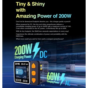 SkyRC B6ACneo AC/DC Smart Charger (DC: 200W; AC: 60W) Зарядное устройство для аккумуляторов SK-100200